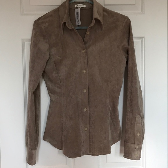 Babaton suede blouse - Picture 1 of 5